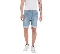 Replay Men's Jeans Shorts with Power Stretch, Blue (Light Blue 010), 30W