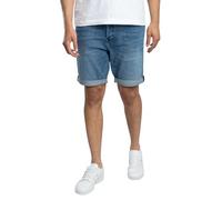 Replay Men's Jeans Shorts with Stretch, Blue (Medium Blue 009), 36