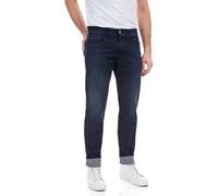 Replay men's jeans with power stretch, blue (Dark Blue 007), 34W / 30L