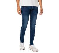 Replay men's jeans with power stretch, blue (Medium Blue 009), 30W / 32L