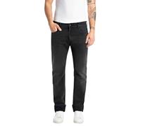 Replay men's jeans with stretch, black (Black 098), 31W / 34L