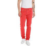 Replay men's jeans with stretch, red (Pale Red 064), 29W / 32L