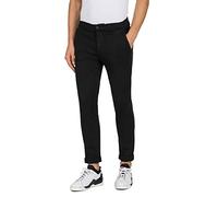 Replay Men's Jeans Zeumar Slim-Fit Hyperflex Hyperchino Color X-Lite with Stretch, Black (Black 040), 31W / 34L