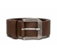 Replay men's leather belt, brown (Dk Brown Wood 110), 100 cm