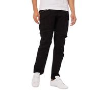 Replay Men's Logo Cargo Trousers, Black