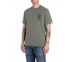 Replay Men's M3052 T-Shirt, 835 Sage Green, L