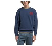 Replay Men's M3072 Sweatshirt, 282 Medium Blue, XXXL