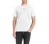 Replay Men's M3098 T-Shirt, 011 Natural White, M