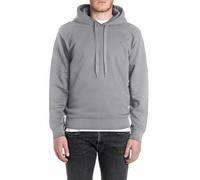 Replay Men's M3103 Hooded Sweatshirt, 093 Lead Grey, XL