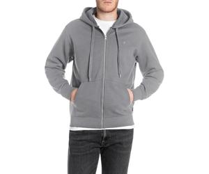Replay Men's M3105 Hooded Sweatshirt, 093 Lead Grey, M