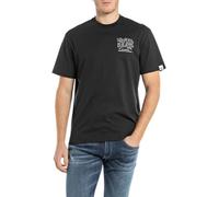 Replay Men's M3204 T-Shirt, 098 Black, M