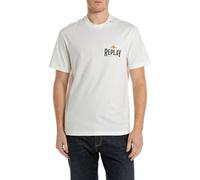 Replay M3279 .000.23608p Short Sleeve T-shirt White L Man