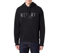 Replay Men's M6717 Hoodie (Pack of 1), 098 Black, XL