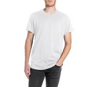 Replay Men's M6854 T-Shirt, 011 Natural White, S
