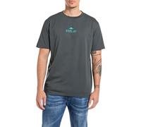 Replay Men's M6943 T-Shirt, 094 Ocean Blue, L