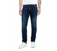 Replay Men's M914 Anbass Power Stretch Jeans, 0073 Dark Blue, 30W / 27L
