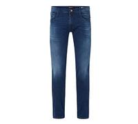 Replay Men's M914 Anbass Power Stretch Jeans, 9 Medium Blue, 28W / 32L