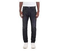Replay Men's M914Y Anbass Hyperflex Jeans, Black Delavè 099, 40W / 36L