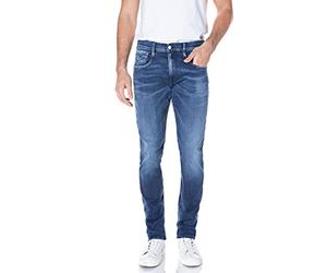 Replay Men's M914y Anbass Hyperflex White Shades Jeans