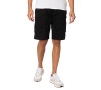 REPLAY Men's M9907 Joe Short Comfort Cotton Twill, Black 098, 40W