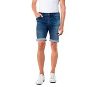 Replay Herren Jeans Shorts RBJ 901 Tapered-Fit mit Power Stretch, Medium Blue 009 (Blau), 34
