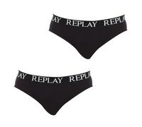 Replay Mens Pack-2 Slip I101182 man - Black Cotton - Size Small