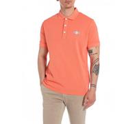 Replay Men's Polo Shirt Short Sleeve Classic, Orange (Coral Pink 051), S