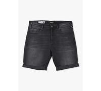 REPLAY Mens Rbj.981 Aged Eco Denim Shorts In Dark Grey Mens Clothing Size: W38, Colour: Grey Fabric