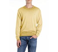 Replay Men's Uk4705 Pullover Sweater, 645 Tuscany Yellow, XXL
