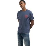 Replay Men's Regular Fit Cotton T-Shirt, 282 Medium Blue, L