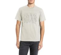Replay Men's Regular Fit Cotton T-Shirt, 985 Cloud, XL