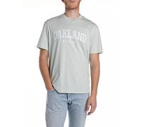 Replay Men's Relaxed Fit Cotton T-Shirt, 005 Light Mint, XS