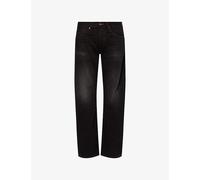 Replay Mens Replay Deryck Straight-Leg Denim Jeans Black 32/32