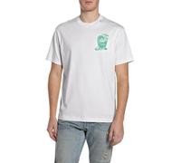 Replay M3338 .000.2660 Short Sleeve T-shirt White XL Men
