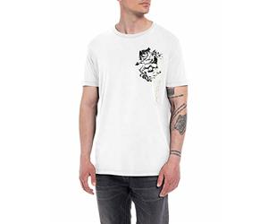 REPLAY Men's Short-Sleeved T-Shirt with Print