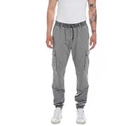 Replay Men's Stretch Trousers, Steel Grey 319 (Grey), 28W