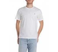 Replay Men's T-Shirt, 011 Natural White, XL