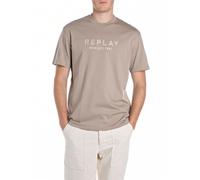 Replay Men's T-Shirt, 829 Stone, M