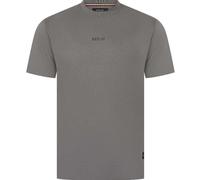 Replay Mens T-Shirt Printed Logo Crew Neck Cotton Tee in Grey