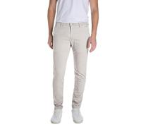 Replay Men's Zeumar Hyperchino Color Xlite Jeans, 013 Alabaster, 31 W/30 L