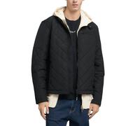 Replay Men's Zip-Up Jacket with Front Pockets and Round Neck - Black - XL