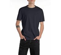 Replay R Left Chest Logo T-Shirt, Navy, Size Xl, Men Navy