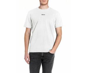 Replay R Left Chest Logo T-Shirt, White, Size S, Men White
