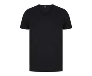 REPLAY RAW CUT V-NECK COTTON T-SHIRT