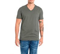 Replay Raw Cut V-neck Shirt Men