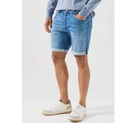 Replay Regular Denim Shorts, Blue, Size 38, Men Blue