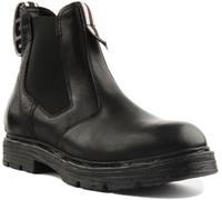 Replay Reserve Mens Chunky Outsole Leather Chelsea Boot In Black UK Size 7 - 12