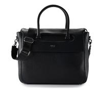 Replay Shopper Bag Genuine Leather 37 cm black