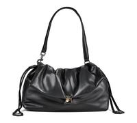 Replay Shoulder Bag Genuine Leather 20 cm black