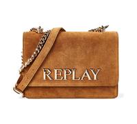 Replay Shoulder bag Leather 25.5 cm brown